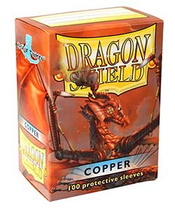 Dragon Shield, 100 sleeves, Copper