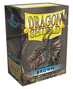 Dragon Shield, 100 sleeves, Brown