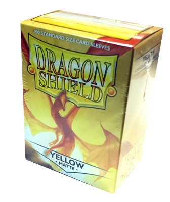 Dragon Shield Matte, 100 sleeves, Yellow