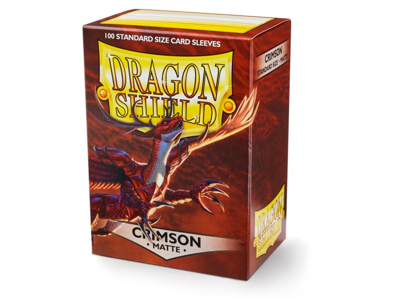 Dragon Shield Matte, 100 sleeves, Crimson