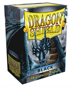 Dragon Shield, 100 sleeves, Black