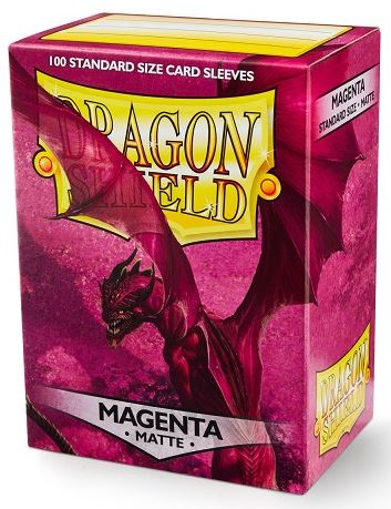 Dragon Shield Matte, 100 sleeves, Magenta