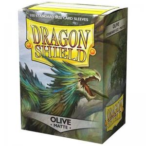 Dragon Shield Matte, 100st, Olive