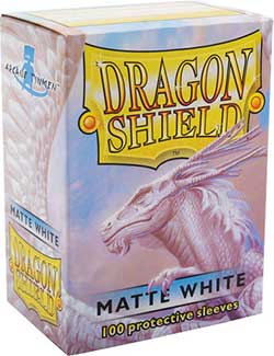 Dragon Shield Matte, 100 sleeves, White