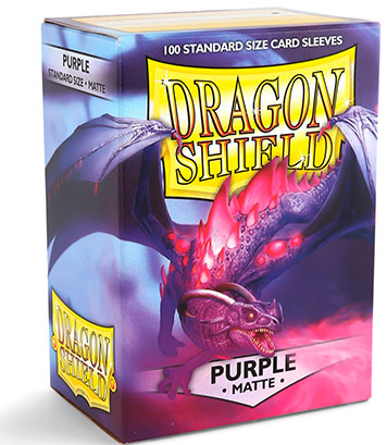 Dragon Shield Matte, 100 sleeves, Purple
