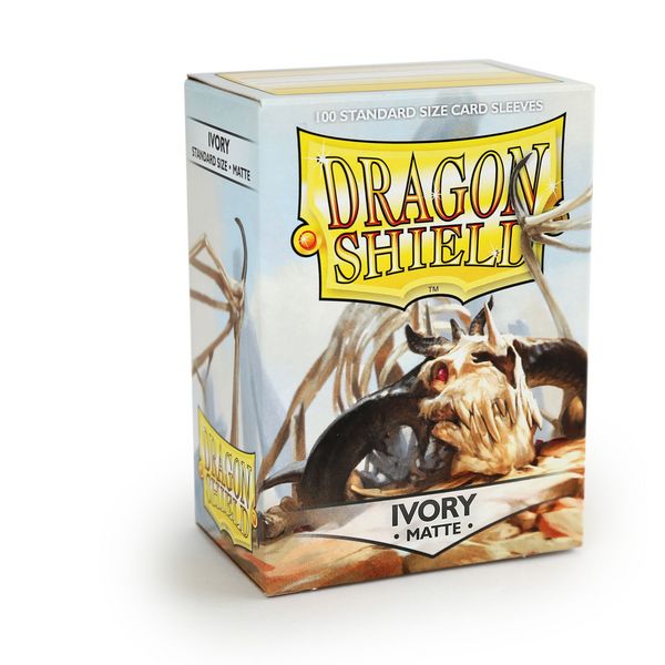 Dragon Shield Matte, 100st, Elfenben