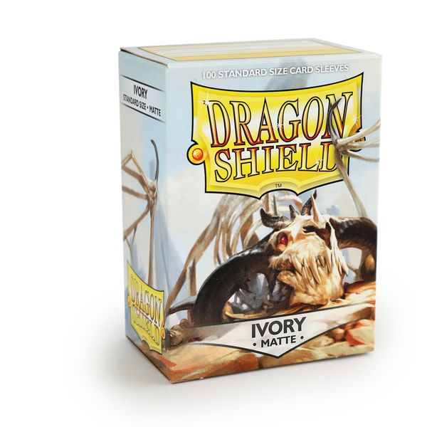 Dragon Shield Matte, 100st, Elfenben / Ivory