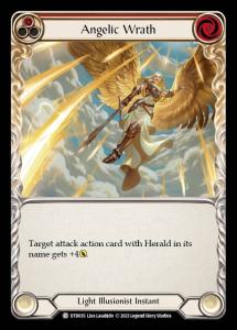 DTD035 - Angelic Wrath - Common - Rainbow Foil - Red