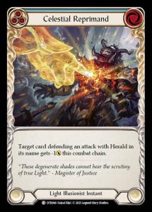 DTD040 - Celestial Reprimand - Common - Rainbow Foil - Blue