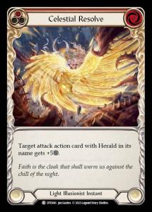 DTD041 - Celestial Resolve - Common - Rainbow Foil - Red