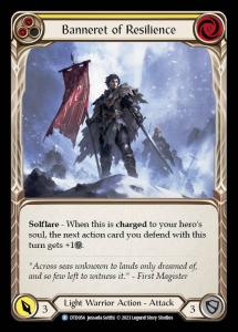 DTD054 - Banneret of Resilience - Rare - Rainbow Foil