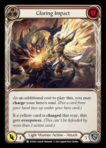 DTD063 - Glaring Impact - Common - Rainbow Foil - Red