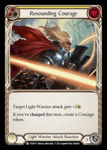 DTD070 - Resounding Courage - Common - Rainbow Foil - Yellow