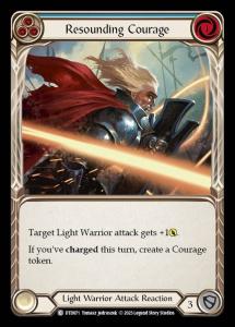 DTD071 - Resounding Courage - Common - Rainbow Foil - Blue