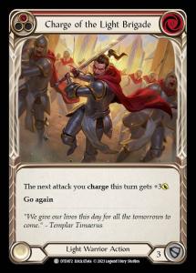 DTD072 - Charge of the Light Brigade - Common - Rainbow Foil - Red