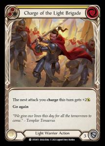 DTD073 - Charge of the Light Brigade - Common - Rainbow Foil - Yellow