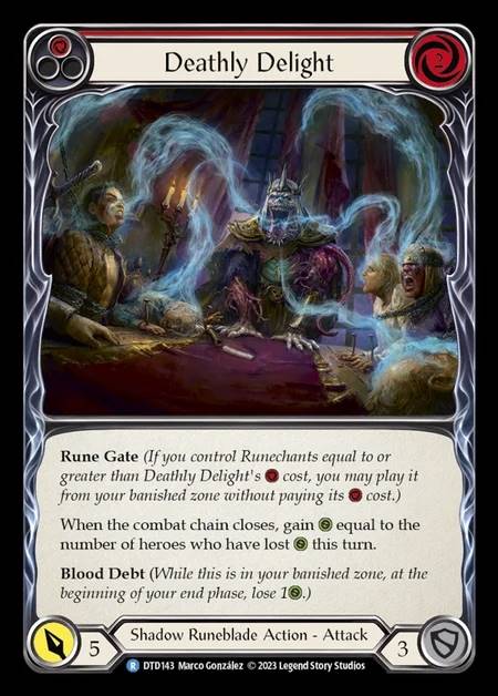 DTD143 - Deathly Delight - Rare - Red