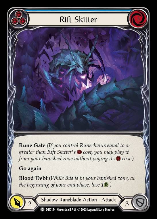 DTD154 - Rift Skitter - Common - Blue