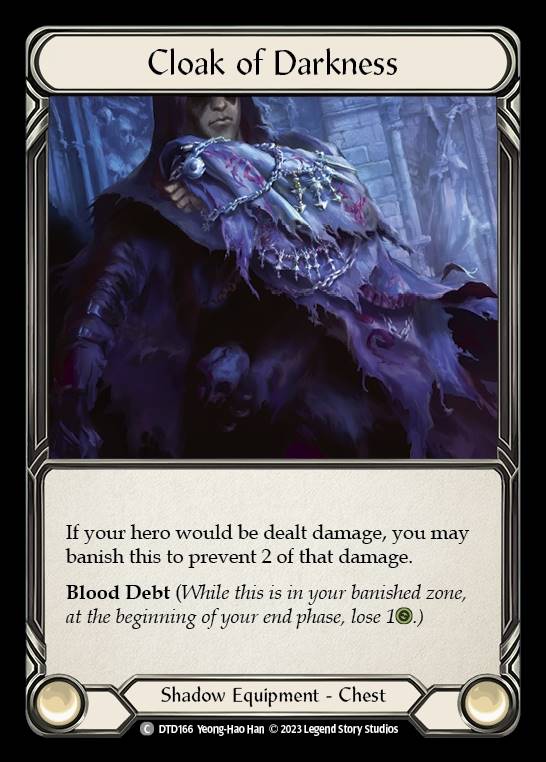 DTD166 - Cloak of Darkness - Common - Cold Foil