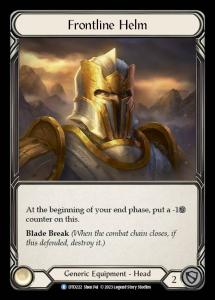 DTD222 - Frontline Helm - Rare - Cold Foil