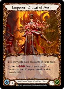DYN001 - Emperor, Dracai of Aesir - Legendary - Rainbow Foil