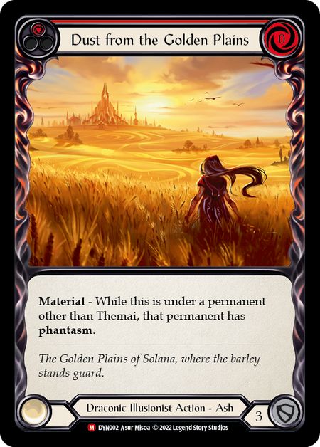 DYN002 - Dust from the Golden Plains - Majestic - Rainbow Foil