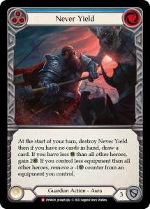 DYN029 - Never Yield - Rare - Regular