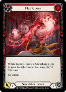DYN050 - Flex Claws (Red) - Rare - Regular