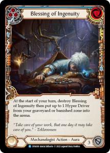 DYN100 - Blessing of Ingenuity (Blue) - Rare - Regular