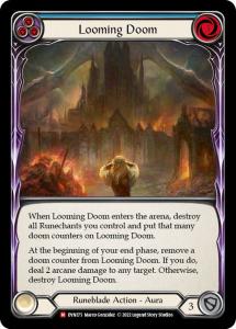 DYN175 - Looming Doom - Majestic - Rainbow Foil