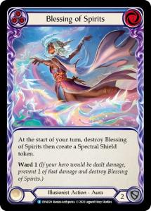 DYN220 - Blessing of Spirits (Blue) - Rare - Regular