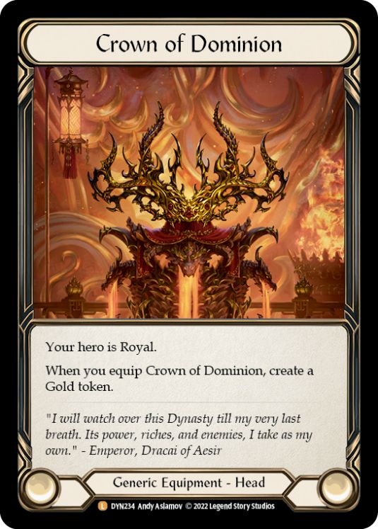 DYN234 - Crown of Dominion - Legendary - Rainbow Foil