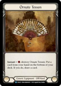 DYN235 - Ornate Tessen - Rare - Cold Foil