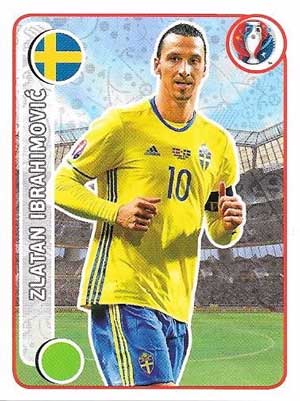 Zlatan Ibrahimovic, Euro 2016 Sticker #543