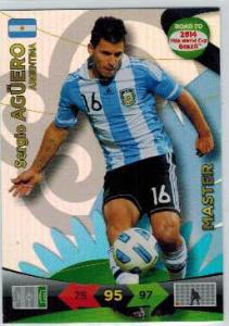 Master, 2013-14 Adrenalyn Road to the World Cup, Sergio Agüero / Sergio Aguero