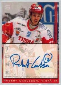 2002-03 SHL Signatures s.2 #09 Robert Carlsson Timrå IK