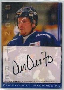 2002-03 SHL Signatures s.2 #15 Per Eklund Linköping HC