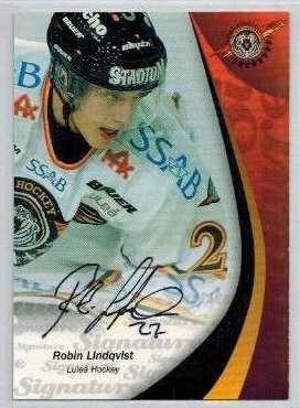 2006-07 SHL Signatures s.1 #14 Robin Lindqvist, Luleå Hockey