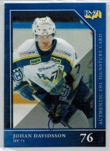 2005-06 SHL Signatures s.1 #07 Johan Davidsson, HV 71 
