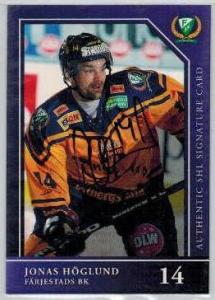 2005-06 SHL Signatures s.1 #10 Jonas Höglund, Färjestads BK