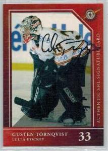 2005-06 SHL Signatures s.1 #14 Gusten Törnqvist, Luleå Hockey 