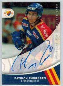 2005-06 SHL Signatures s.2 #04 Patrick Thoresen, Djurgårdens IF