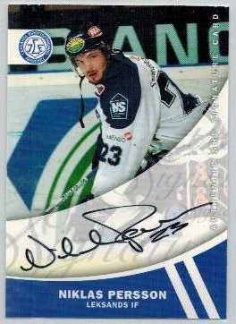 2005-06 SHL Signatures s.2 #16 Niklas Persson, Leksands IF