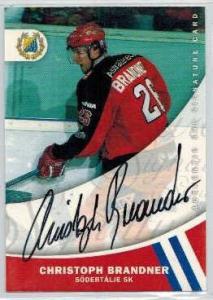 2005-06 SHL Signatures s.2 #23 Christoph Brandner, Södertälje SK
