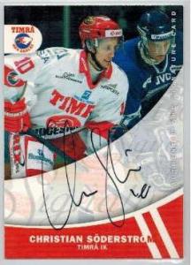 2005-06 SHL Signatures s.2 #27 Christian Söderström, Timrå IK