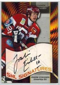 2004-05 SHL Signatures s.1 #03 Joakim Eriksson, Södertälje SK