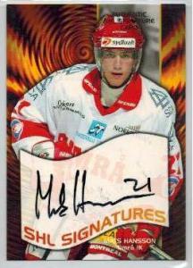 2004-05 SHL Signatures s.2 #09 Mats Hansson, Timrå IK