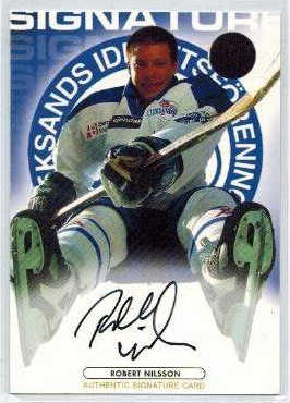 2003-04 SHL Signatures s.1 #16 Robert Nilsson Leksands IF
