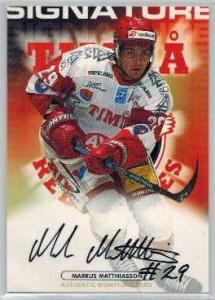 2003-04 SHL Signatures s.2 #06 Markus Matthiasson Timrå IK