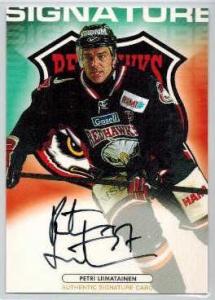 2003-04 SHL Signatures s.2 #17 Petri Liimatainen MIF Redhawks